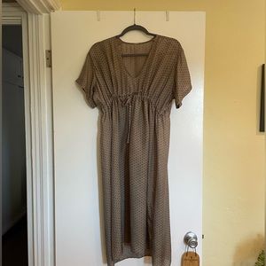 Silky empire waist dress